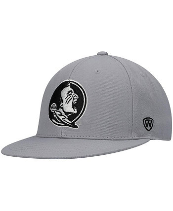 Men's Gray Florida State Seminoles Fitted Hat Top of the World