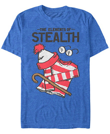 Мужская футболка Elements of Stealth с коротким рукавом Where's Waldo?