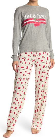 Пижамный комплект из двух предметов с длинным рукавом и брюками Love Dogs COZY ZOE