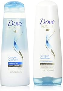 Dove Advanced Hair Series Oxygen Moisture, Shampoo and Conditioner Set, 12 Ounce Each Dove