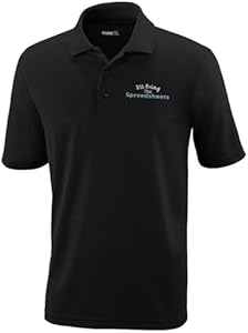 Performance Golf Polo Tees I'll Bring The Spreadsheets Polyester Speedy Pros