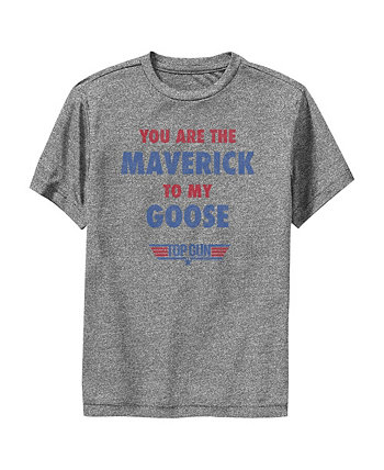Boy's Top Gun You Are the Maverick to My Goose  Child Performance Tee Paramount Pictures
