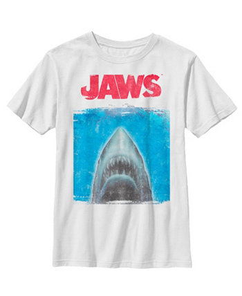 Boy's Jaws Shark Movie Poster Child T-Shirt NBC Universal