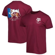 Мужская темно-бордовая футболка Texas A&M Aggies Hyperlocal Team Image One
