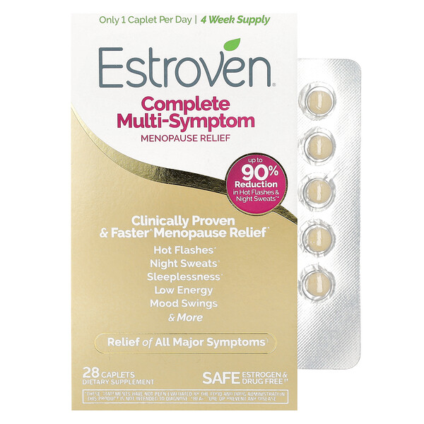 Complete Menopause Relief, 28 вегетарианских капсул Estroven