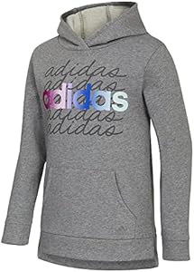 adidas Girls' Gradient Fleece Pullover Hoodie Adidas