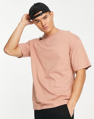 ADPT oversized box fit T-shirt in dusty pink  ADPT
