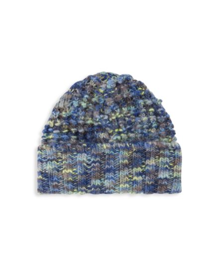 Шерстяная шапка Space Dye Beanie, Синий/Мульти Acne