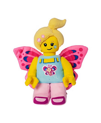 Минифигурка LEGO: Девушка-бабочка с цветами, 12-дюймовый плюшевый персонаж Manhattan Toy