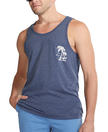 Men's The Relaxer Palm Tree Logo Graphic Tank CHUBBIES