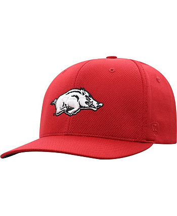 Мужская бейсболка Cardinal Arkansas Razorbacks Reflex Logo Flex Hat Top of the World