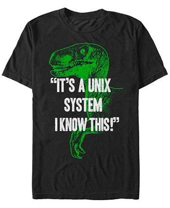 Мужская это система Unix, я знаю эту футболку с коротким рукавом Jurassic Park