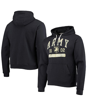 Men's Black Army Black Knights Volume Up Essential Fleece Pullover Hoodie League Collegiate Wear