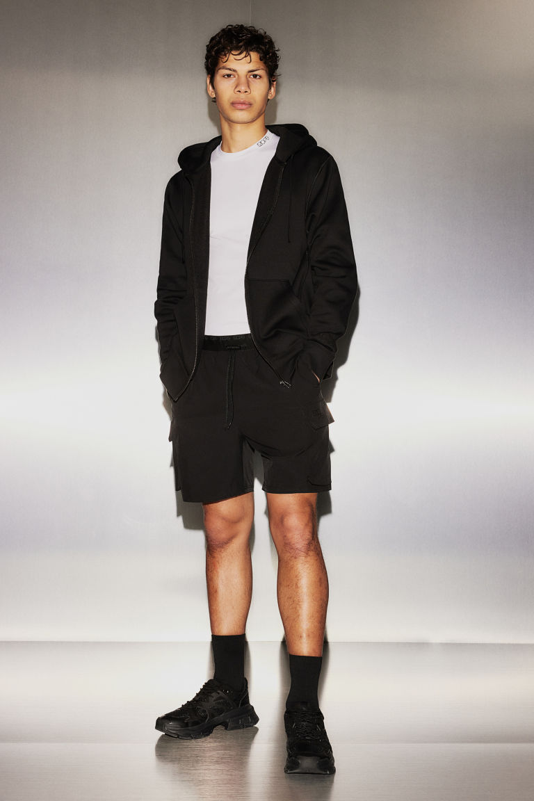Мужская Хлопковая Куртка-Толстовка с Капюшоном H&M H&M