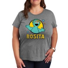 Plus Sesame Street Rosita With Stars Graphic Tee Licensed Character