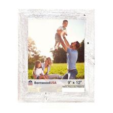 Rustic Farmhouse 9 in. x 12 in. Reclaimed Wood Picture Frame BarnwoodUSA