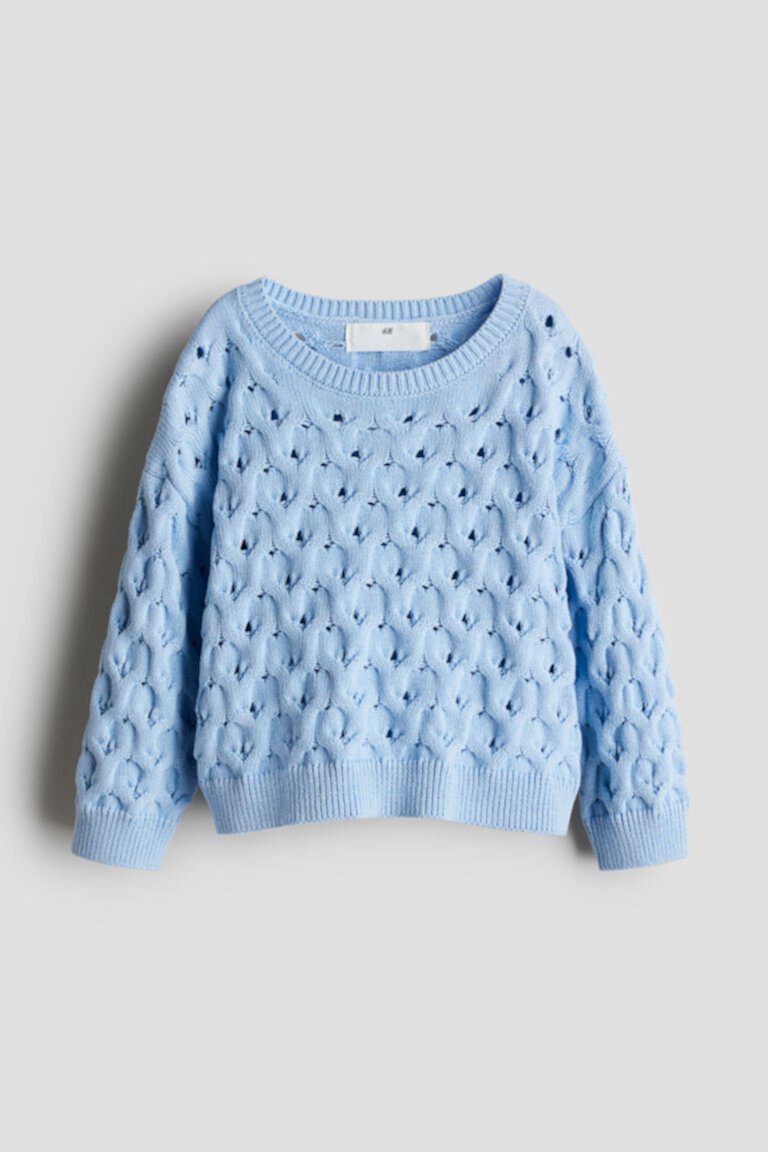 Hole-Knit Sweater H&M