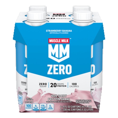 Zero Non-Dairy Protein Shake -- 11 жидких унций каждый / упаковка из 4 штук Muscle Milk