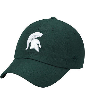 Мужская зеленая регулируемая шляпа с логотипом Michigan State Spartans Primary Top of the World