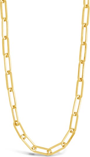 Ожерелье-цепочка со скрепкой из итальянского золота 14 карат STERLING FOREVER FINE