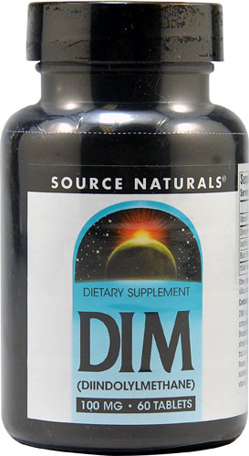 Source Naturals DIM дииндолилметан – 100 мг – 60 таблеток Source Naturals