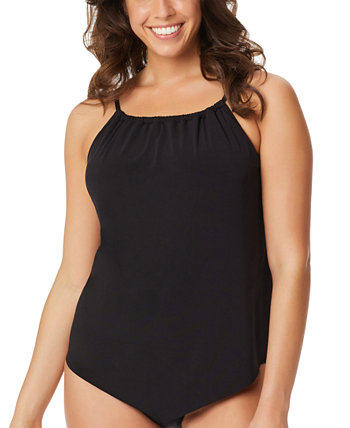 Women's Solid Citizen High-Neck Tankini Top Beyond Control