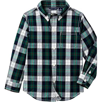 Button-Down Plaid Shirt (Toddler/Little Kids/Big Kids) Janie and Jack