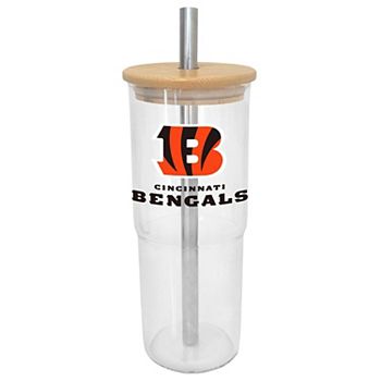 Cincinnati Bengals 24oz. Glass Tumbler Logo Brand