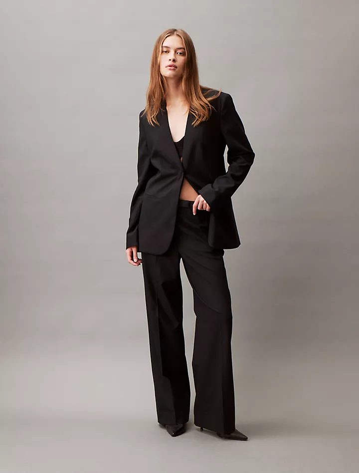 Изысканные широкие брюки стрейч Calvin Klein