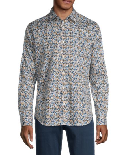 Рубашка Mod-Fit с цветочным принтом Ben Sherman
