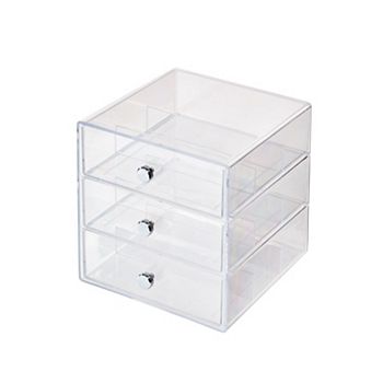 iDesign Divided 3-Drawer Stackable Organizer IDesign