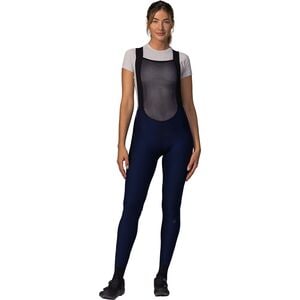 Велосипедные штаны LUXE Bib Tight компрессионные для прохладной погоды, Неопрен, Черные Velocio