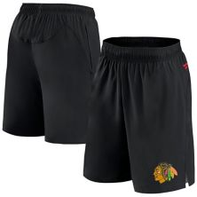 Men's Fanatics Branded  Black Chicago Blackhawks Authentic Pro Tech Shorts Fanatics
