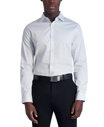 Men's Slim-Fit Dot Woven Shirt Karl Lagerfeld Paris