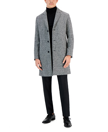 Мужское пальто Boss Migor Slim-Fit из меланжевой шерсти HUGO BOSS