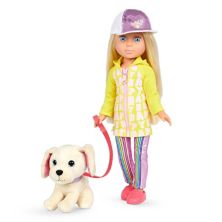 Игровой набор с куклами Лора и Клео с блестками и фигурками домашних животных Glitter Girls