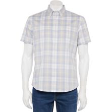 Men's Sonoma Goods For Life® Adaptive Short Sleeve Perfect Length Shirt SONOMA