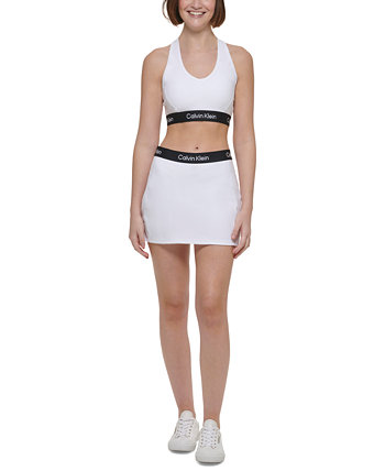 Женская юбка-трапеция с логотипом Calvin Klein
