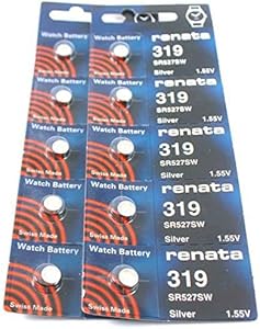 #319 Renata Watch Batteries 10Pcs Renata Batteries