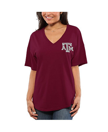 Женская футболка оверсайз Maroon Texas A&M Aggies Spirit Jersey