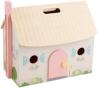 Mud Pie Kids Doll House Set; 11 1/2" X 12 1/4" Mud Pie