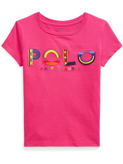 Футболка для детей Polo Ralph Lauren из хлопкового джерси с логотипом Polo Ralph Lauren