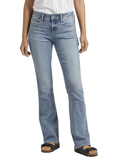 Узкие джинсы Bootcut со средней посадкой Elyse L03601ECF291 Silver Jeans Co.
