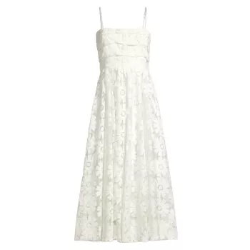 Geno Floral Lace Midi-Dress Likely