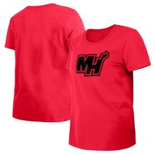 Women's New Era Red Miami Heat 2023/24 City Edition T-Shirt New Era x Staple