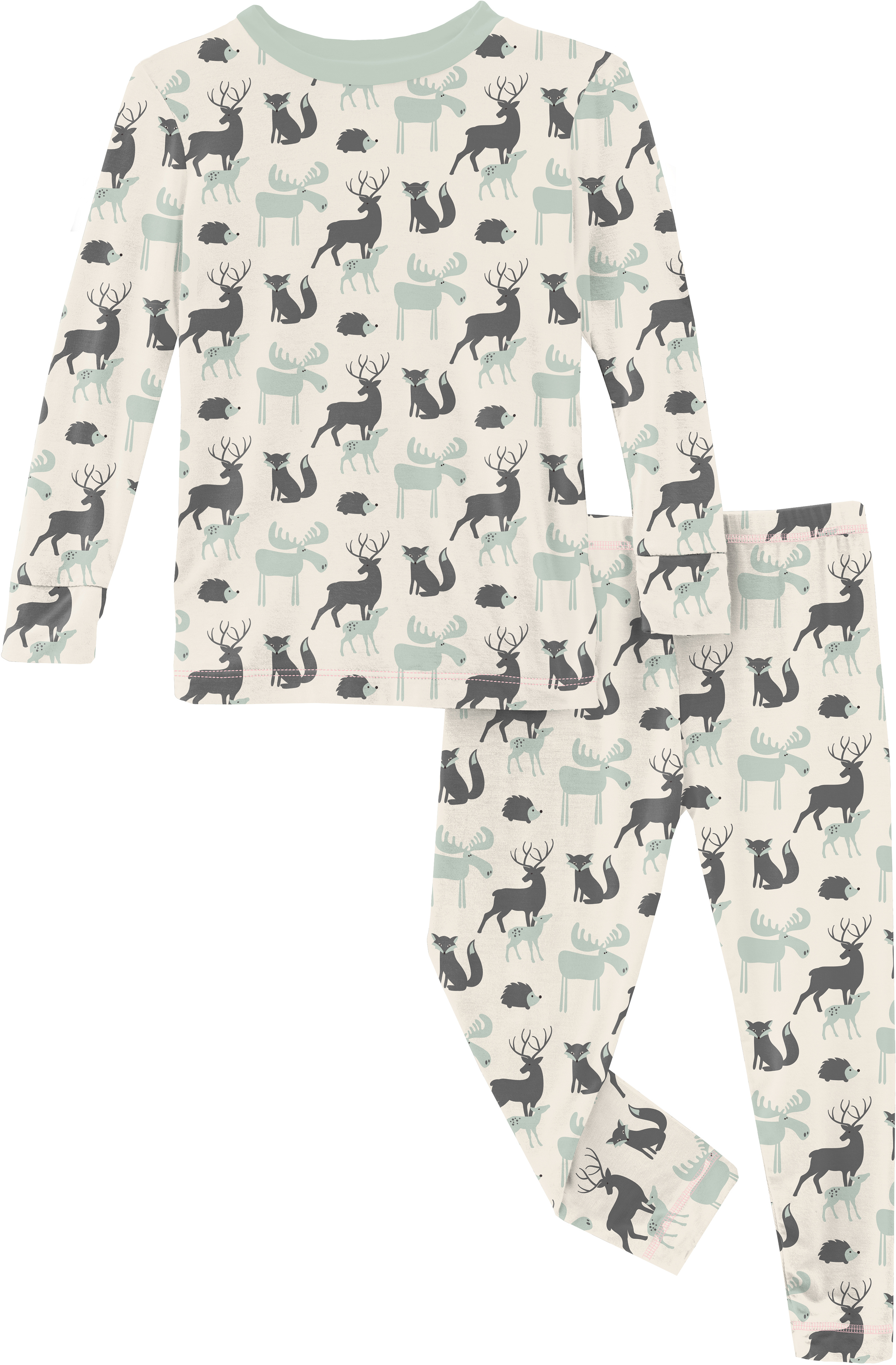 Пижамный комплект с длинными рукавами (для малышей / маленьких детей / детей старшего возраста) KicKee Pants