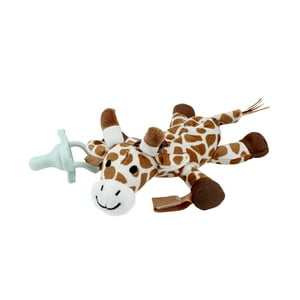 Dr. Brown's Baby Lovey Pacifier & Teether Holder, Giraffe with Green HappyPaci, 100% Silicone, 0-6m Visit the Dr. Brown's Store