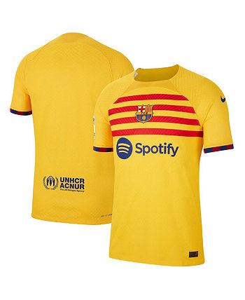 Мужская желтая майка Barcelona 2022/23 Fourth Vapor Match Authentic Nike