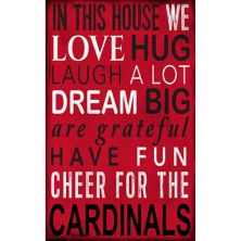 Louisville Cardinals In This House Wall Décor Unbranded