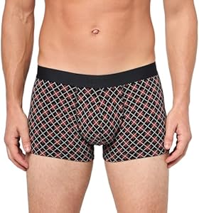 BOSS Men's Bold Logo Patterned Trunk BOSS